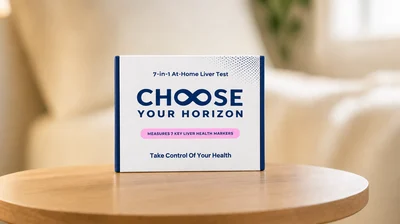 At-home liver health test kit